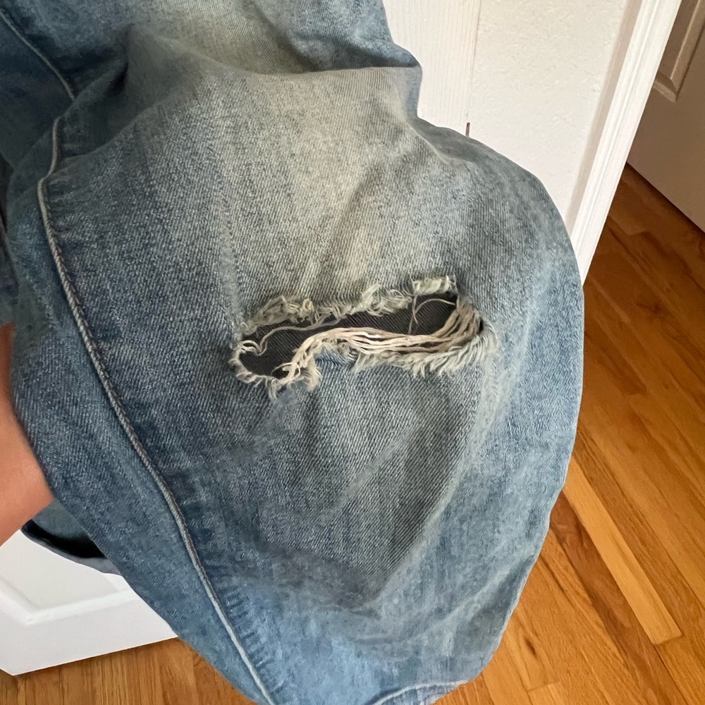 Denim Button-Up Women's Overalls - Picture 3 of 5